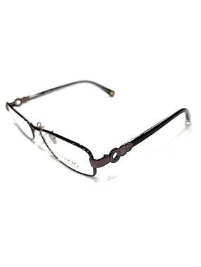 Coach HC5005 Sande 9034 Dark Silver Metal Rectangle Eyeglasses 51-15 135 New